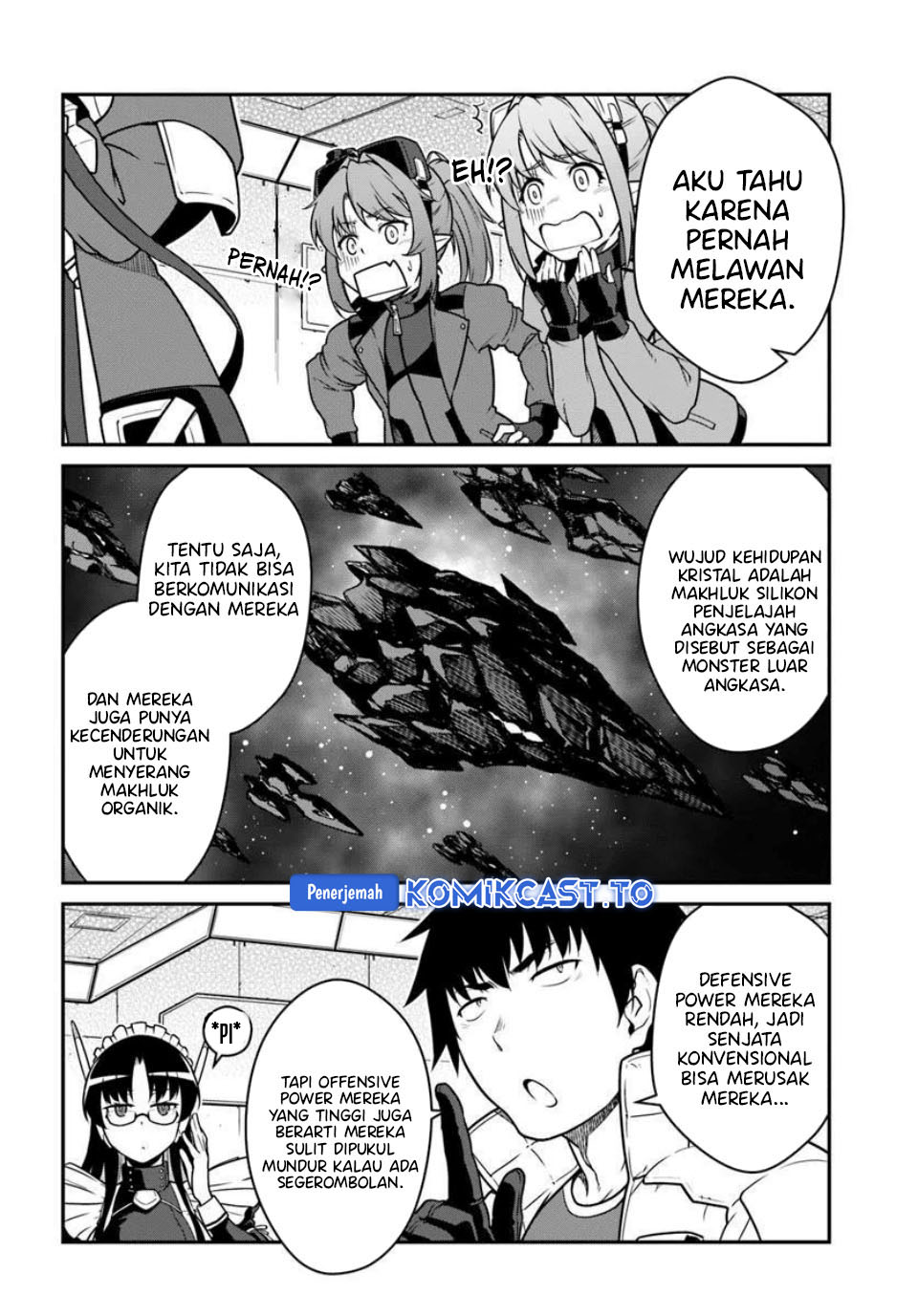 Mezametara Saikyou Soubi to Uchuusen-mochi datta no de Chapter 51.1 Bahasa Indonesia